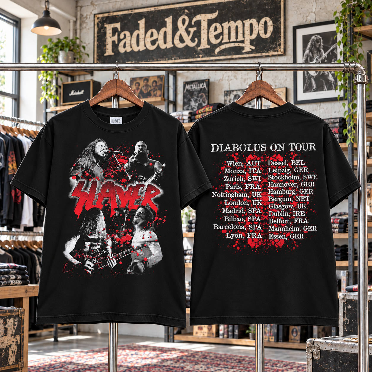 🔥 Top Selling Vintage Slayer Concert T Shirt | Retro Rock Merch 🤘🎶