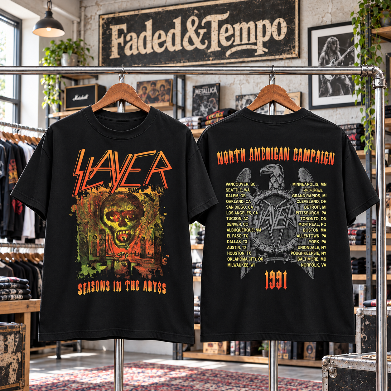 🔥 Top Selling Vintage Slayer Concert T Shirt | Retro Rock Merch 🤘🎶