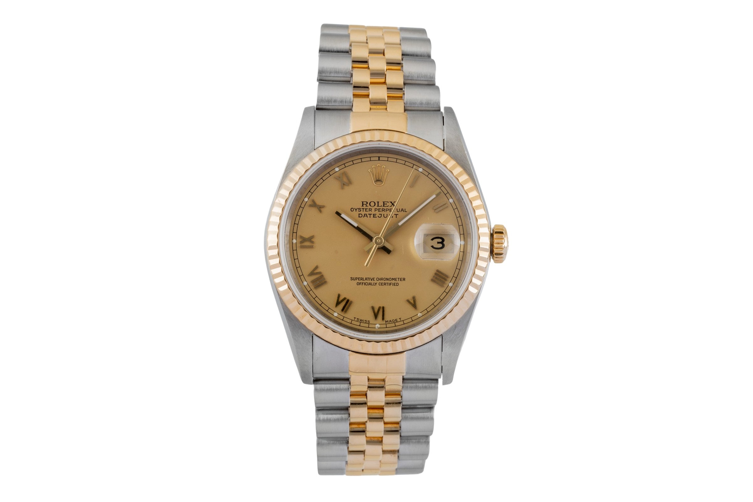 Rolex Datejust Stahl / Gold Automatik-Herrenuhr 16233  [2601556]