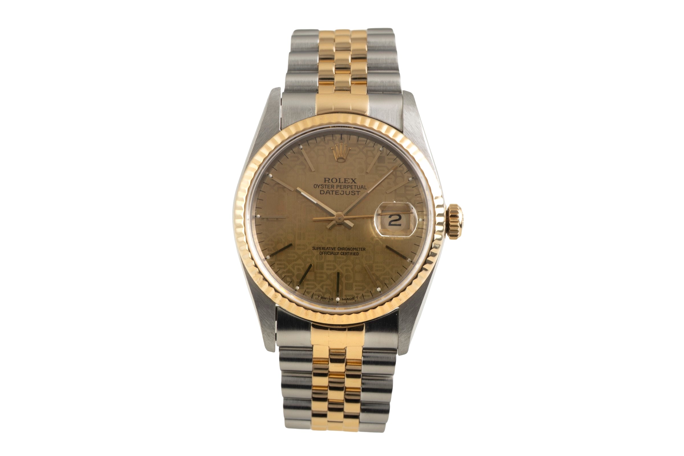 Rolex Datejust Stahl / Gold Automatik-Herrenuhr 16233  [2602056]