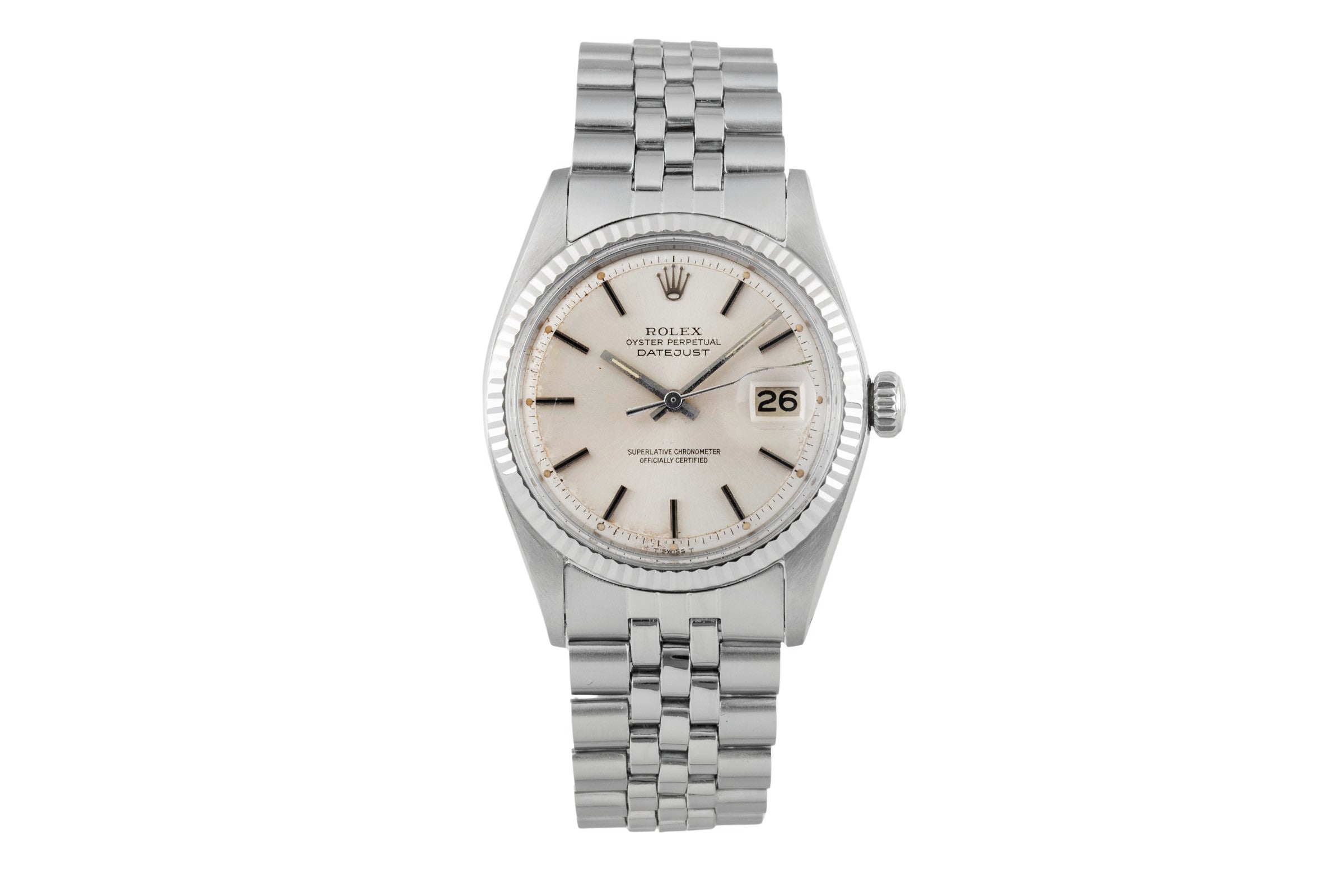 Rolex Datejust Stahl / Weißgold Automatik-Herrenuhr 1601  [2602270]