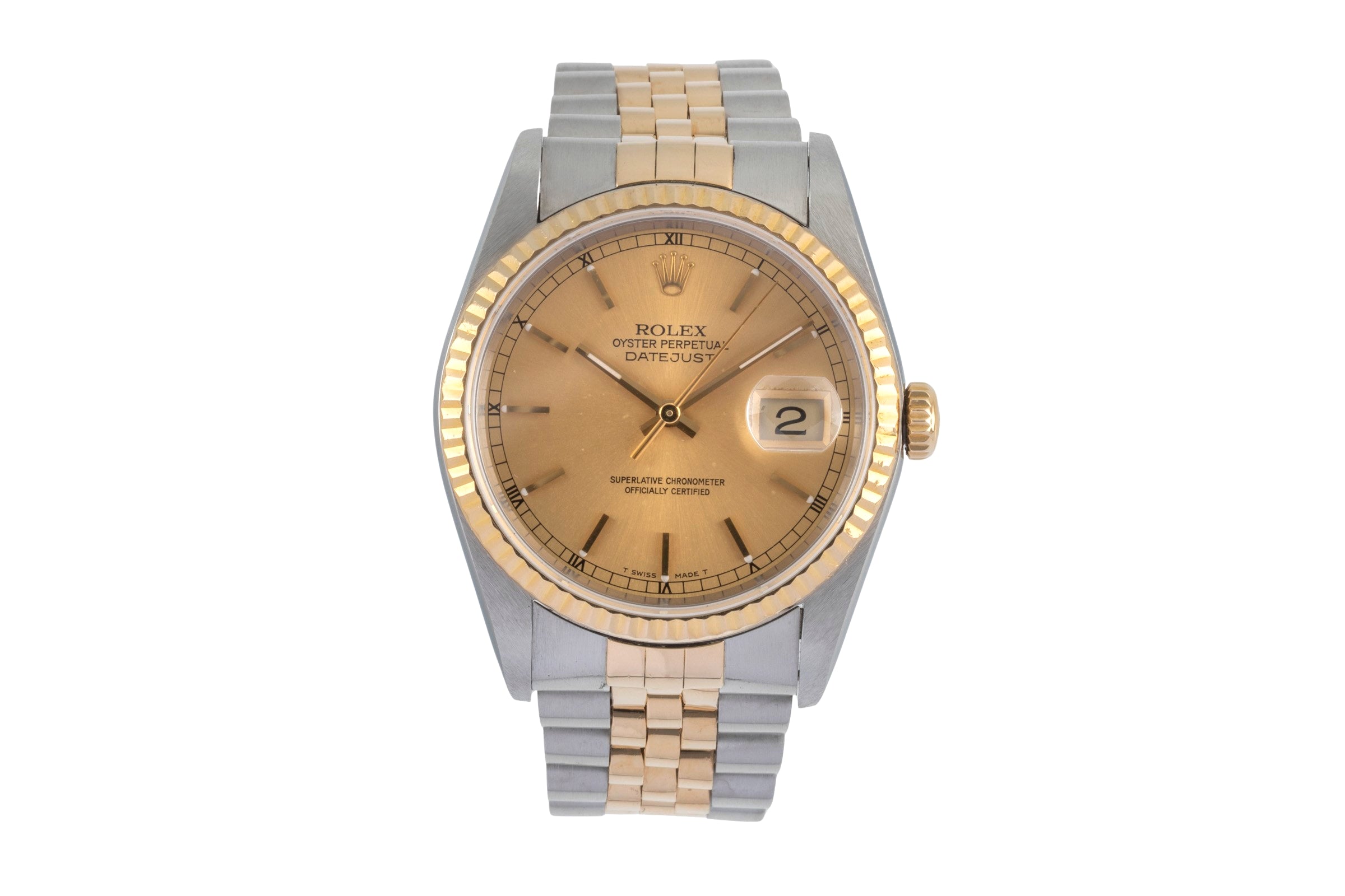 Rolex Datejust Stahl / Gold Automatik-Herrenuhr 16233 LP: 15350EUR  [2604214]