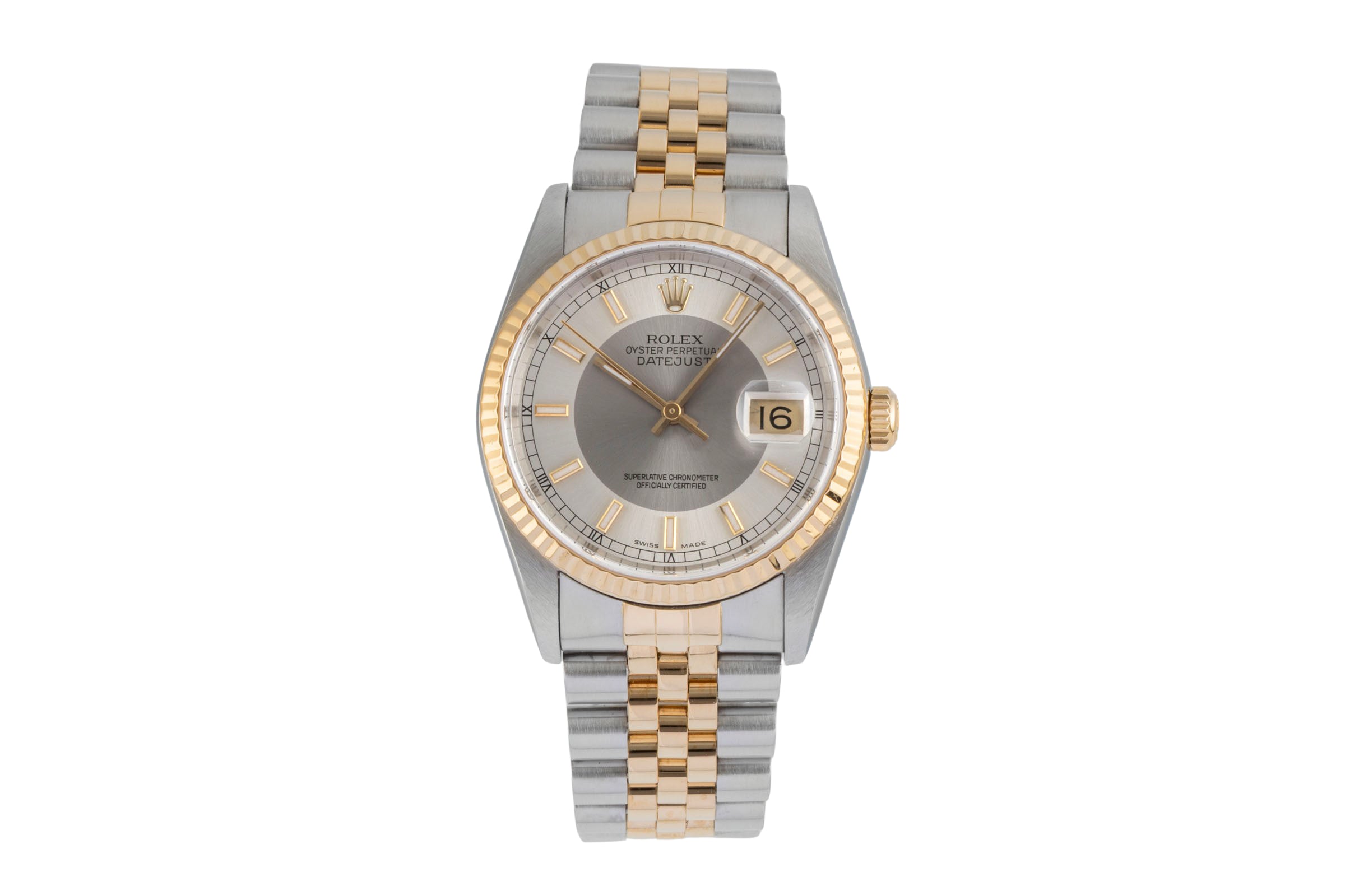 Rolex Datejust Stahl / Gold Automatik-Herrenuhr 16233 LP: 15350EUR  [2604377]
