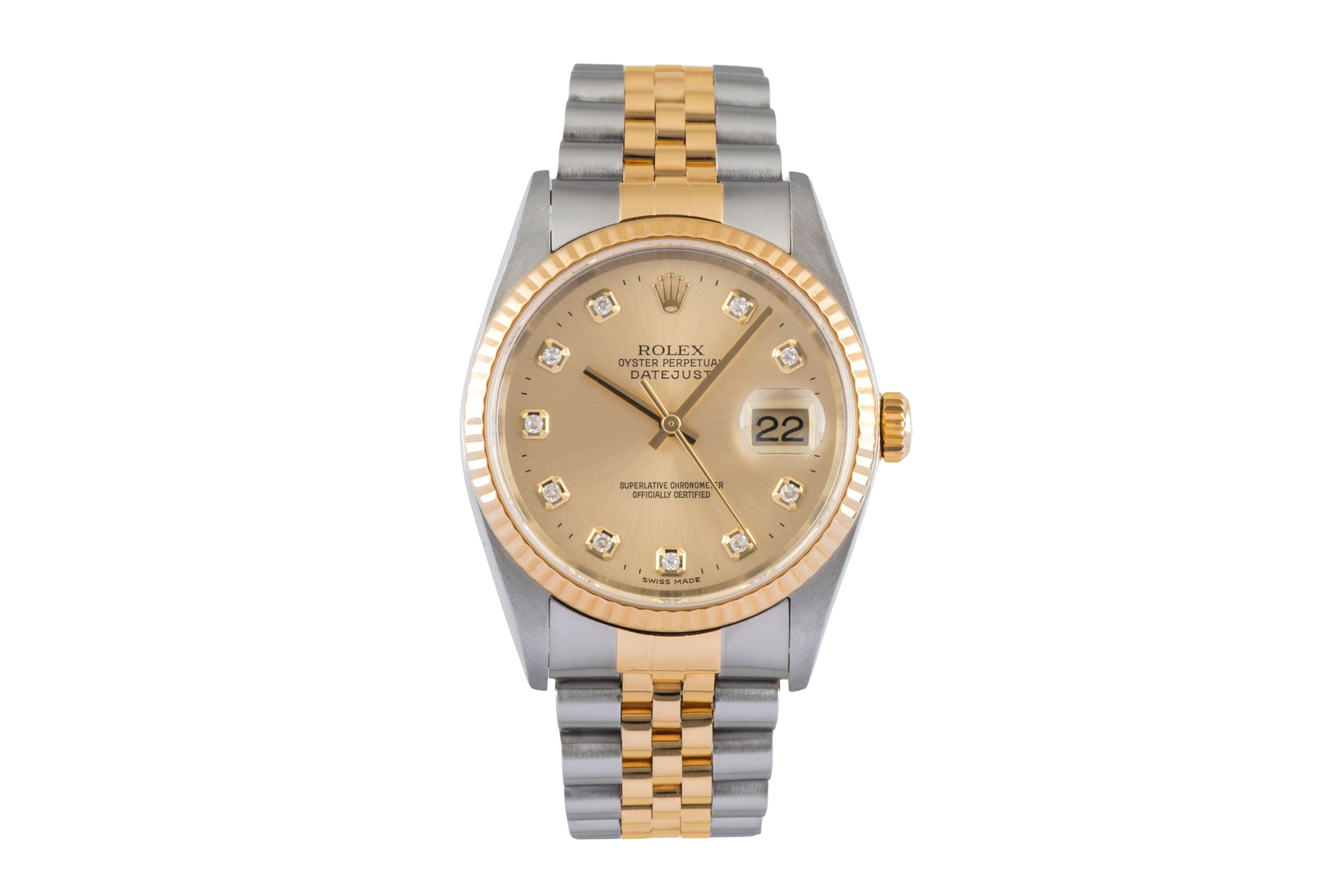 Rolex Datejust Stahl / Gold Automatik-Herrenuhr 16233 LP: 17350EUR  [2604498]