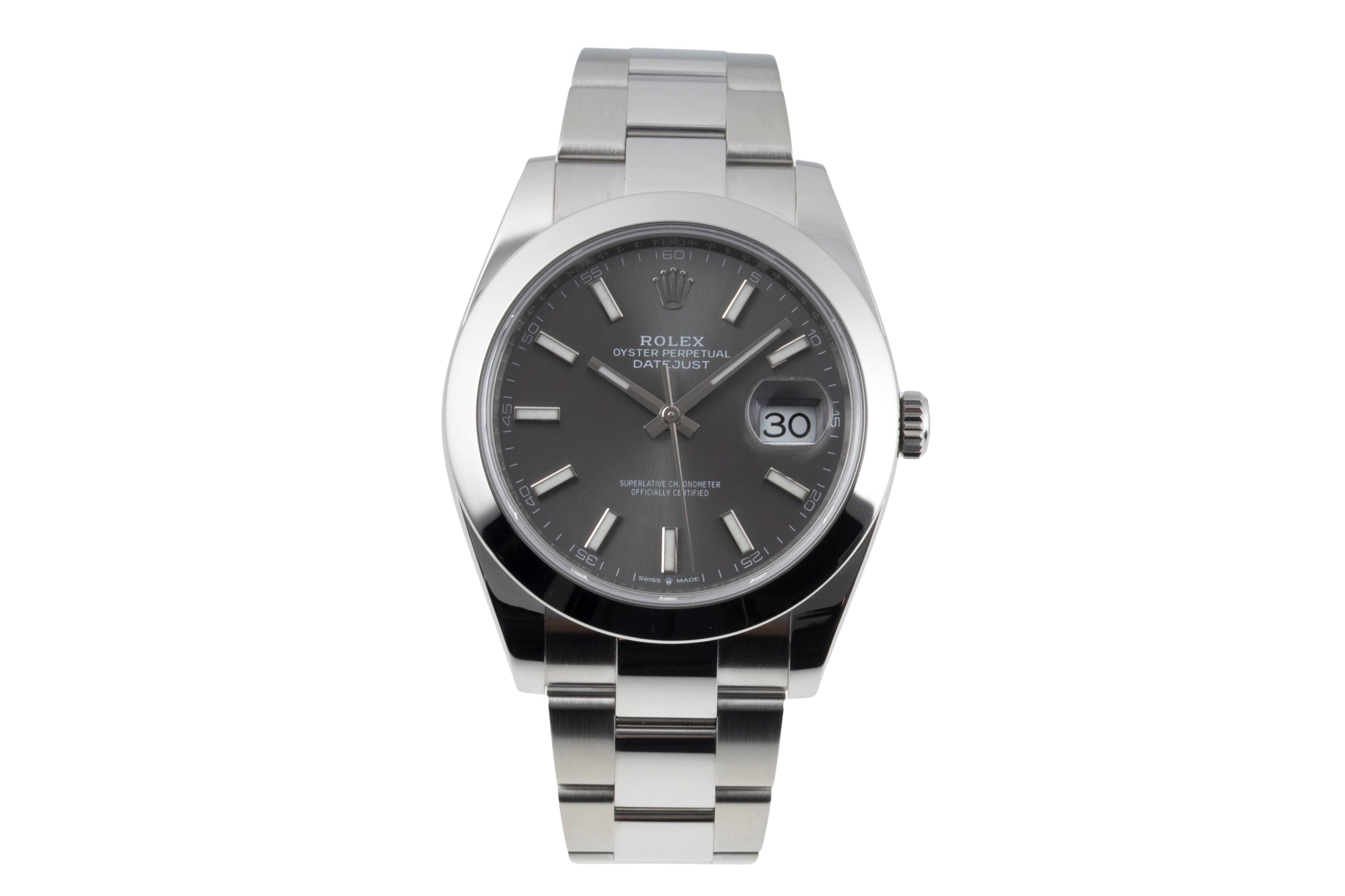 Rolex Datejust Stahl Automatik-Herrenuhr 126300  [2604651]