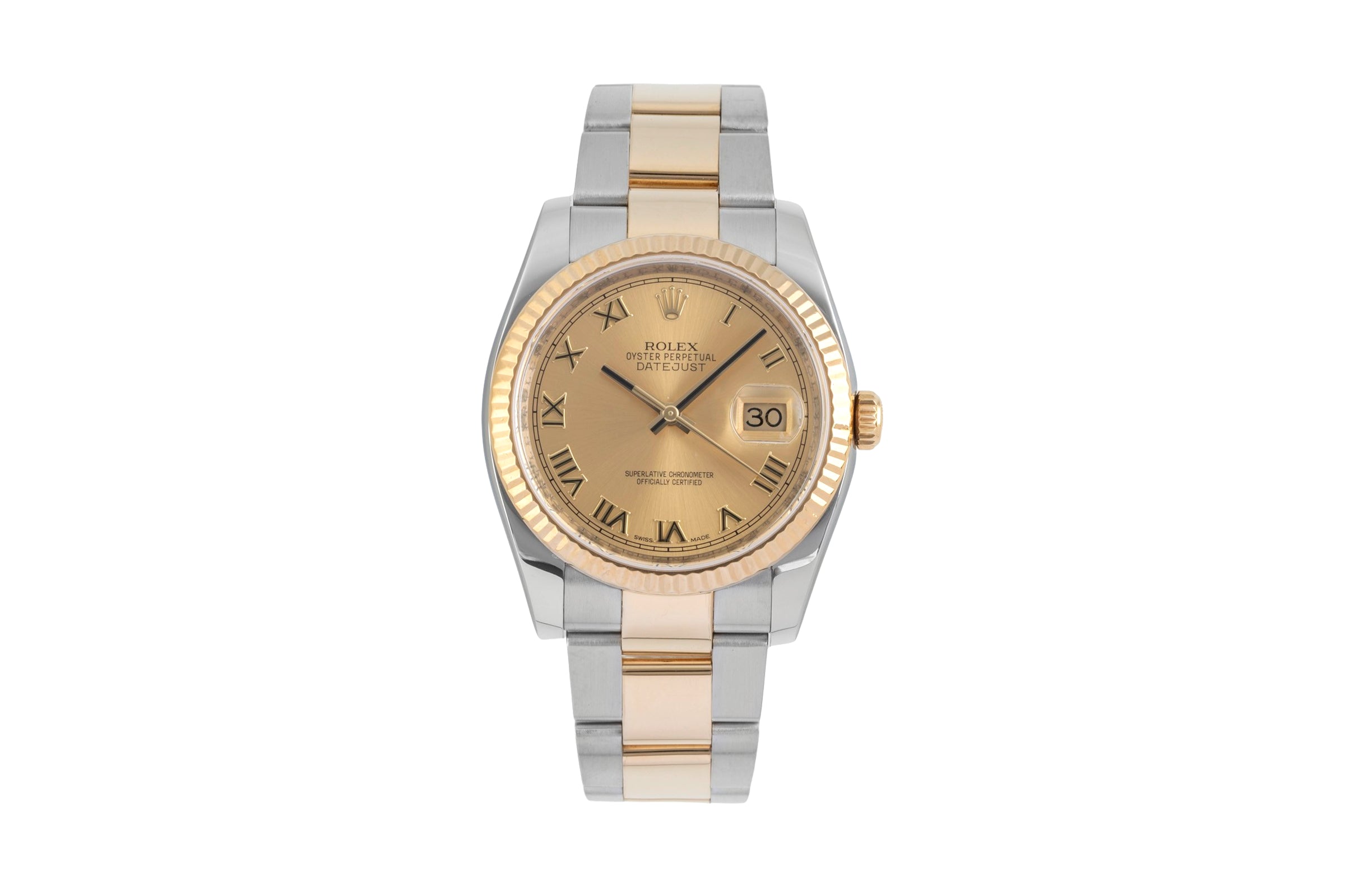 Rolex Datejust Stahl / Gold Automatik-Herrenuhr 116233  [2604711]