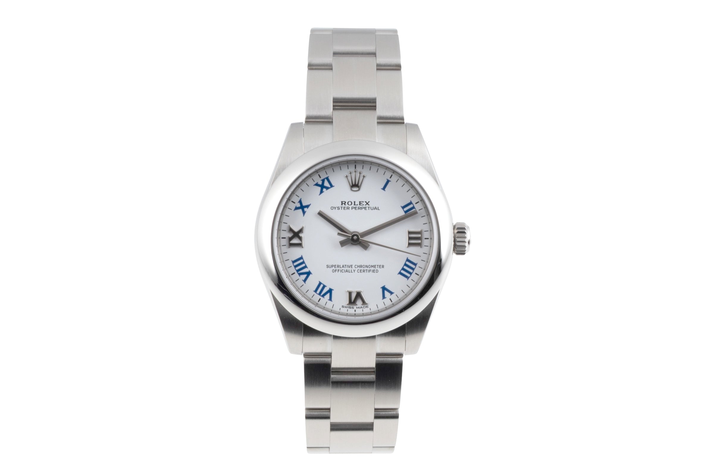 Rolex Oyster Perpetual Stahl Automatik-Damenuhr 177200  [2605592]