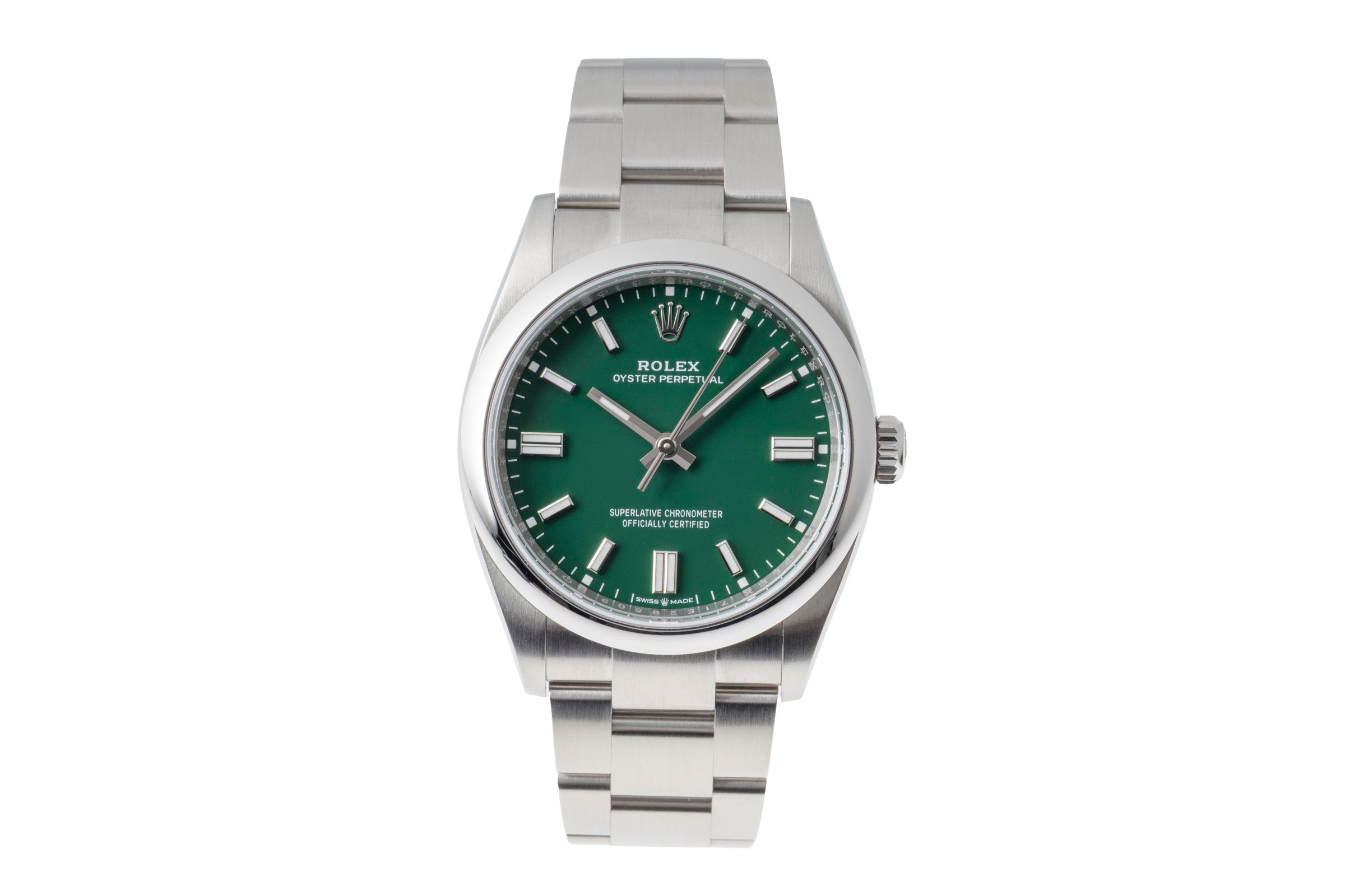 Rolex Oyster Perpetual Stahl Automatik-Herrenuhr 126000-0005  [2605680]
