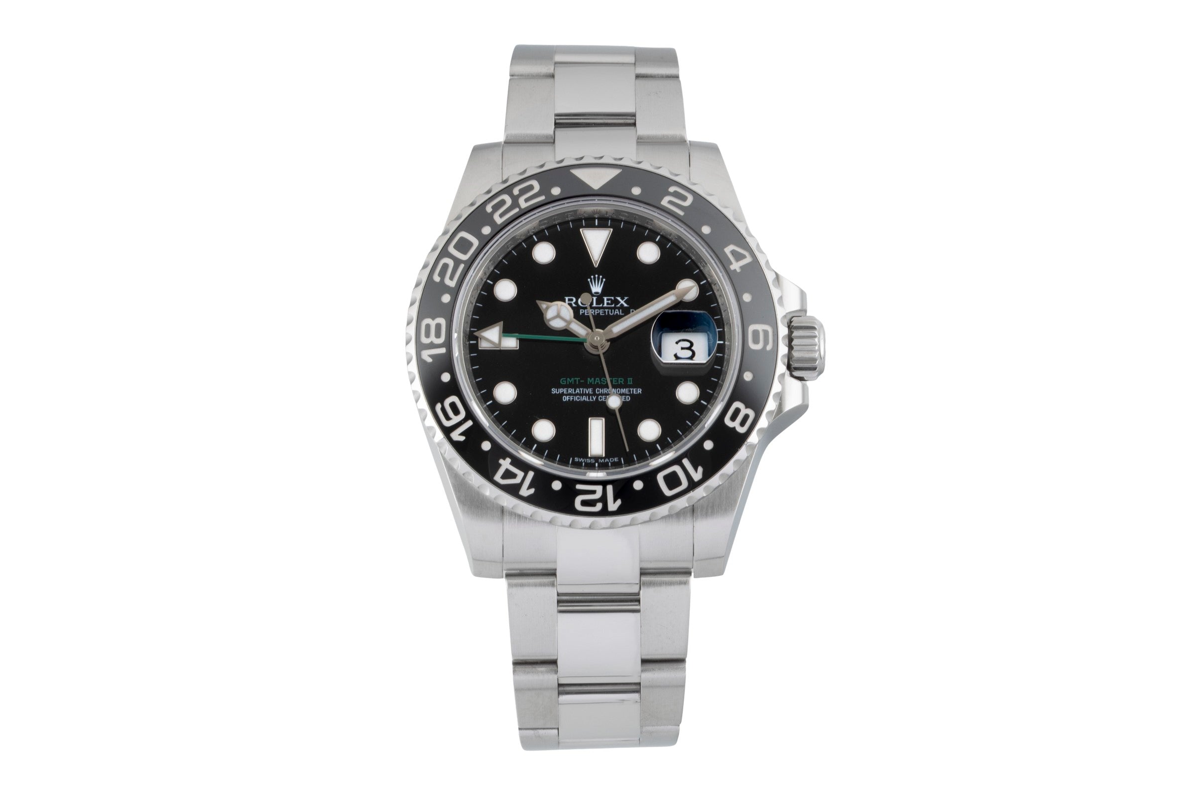 Rolex GMT-Master II Stahl Automatik-Herrenuhr 116710LN  [2605735]