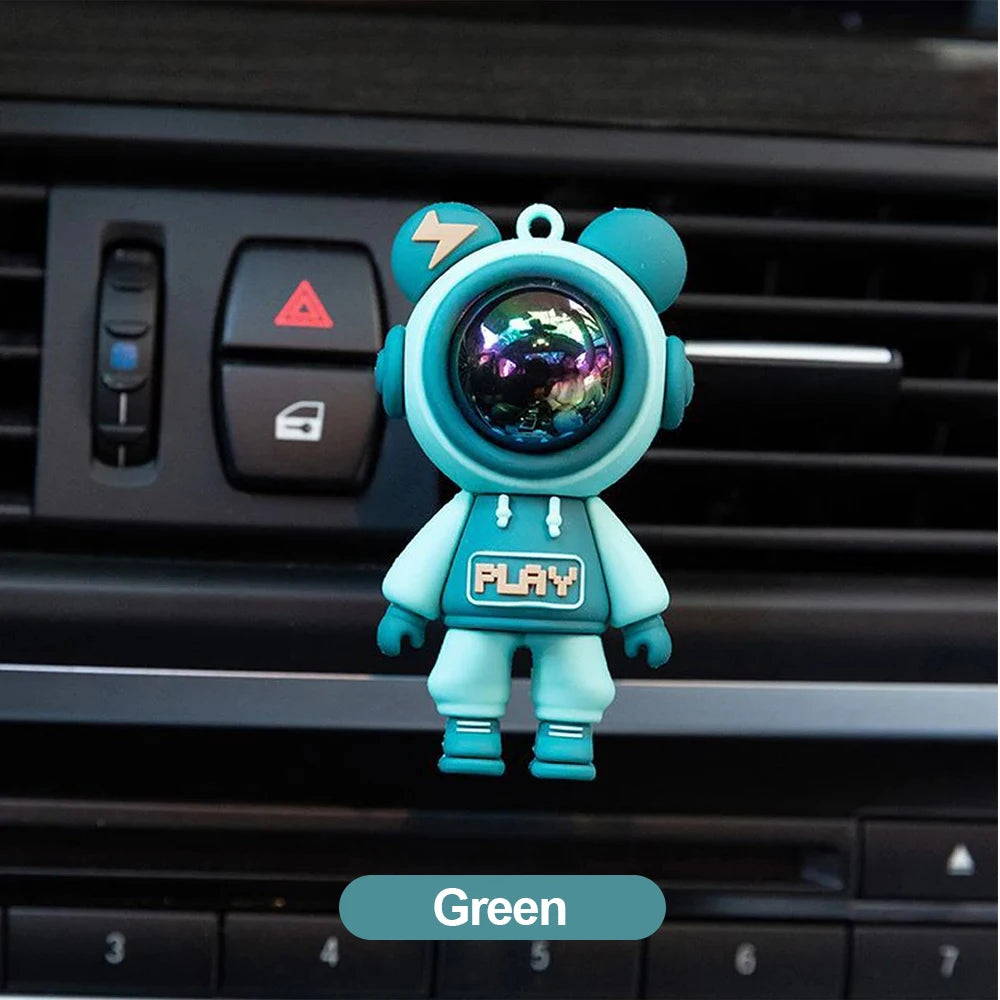 Astronaut Car Air Vent Perfume Clip - close-up