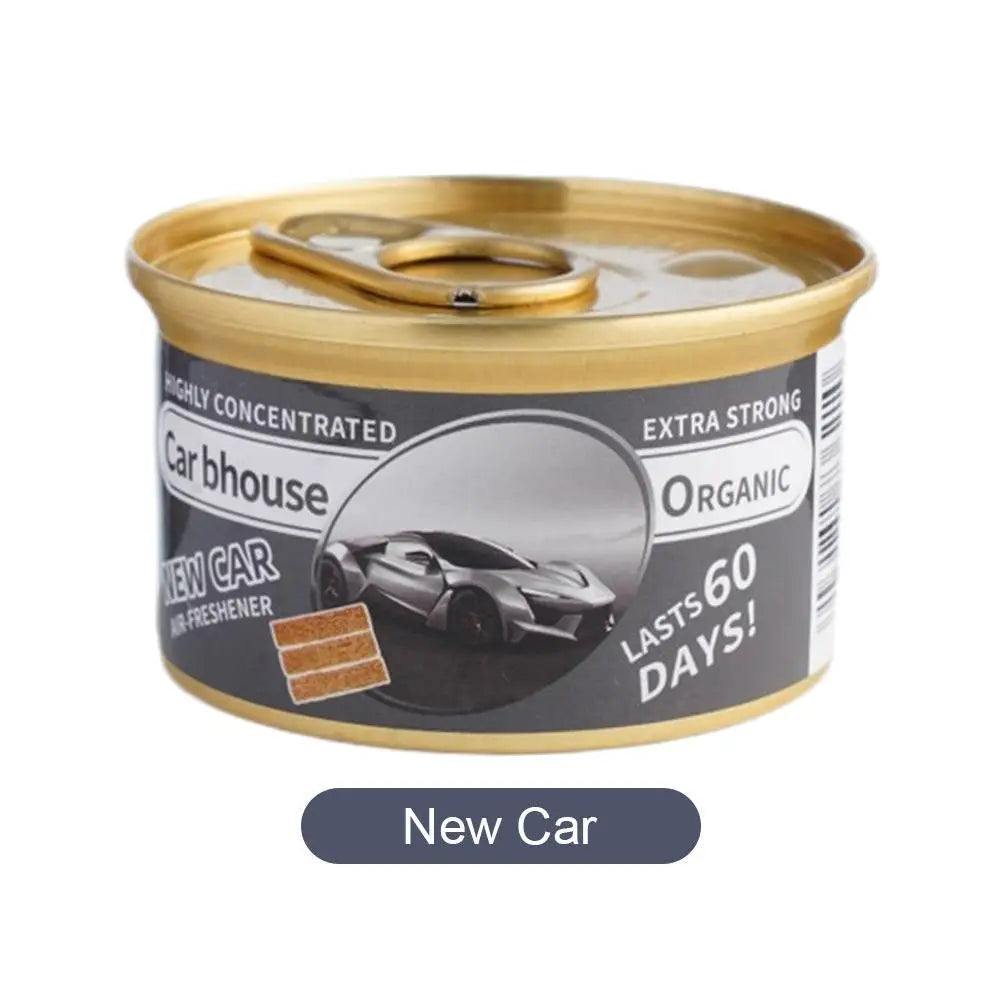 Bubble Gum Scent Car Air Freshener Organic Can Odor Eliminator - top view