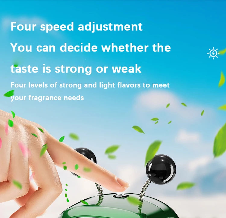 AI Smart Car Aroma Diffuser with 4-Level Adjustable Scent Control - right view