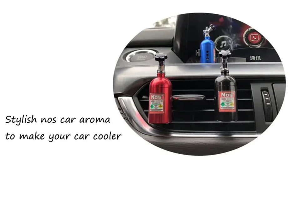 Turbo Car Air Freshener Aluminum Vent Clip Diffuser