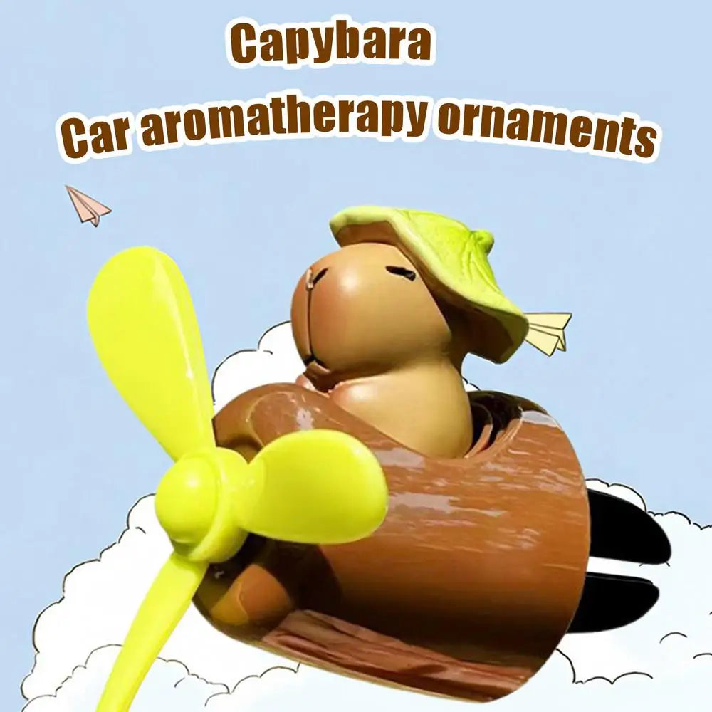 AutoScent Capybara Pilot Car Vent Aromatherapy Diffuser - top view