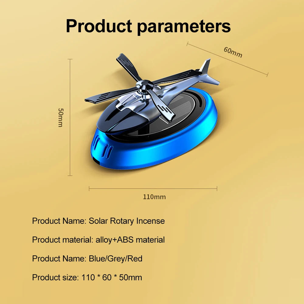 Helicopter Car Air Freshener Dashboard Decoration
