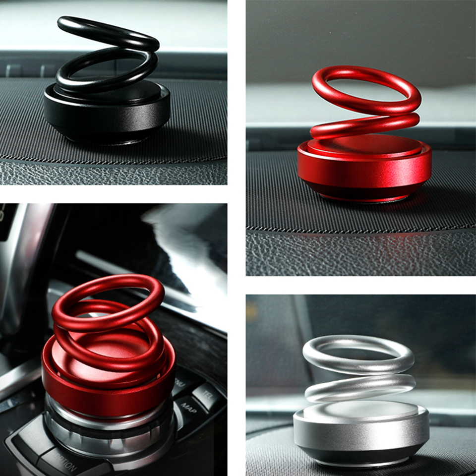 Solar Auto-Rotation Car Air Freshener
