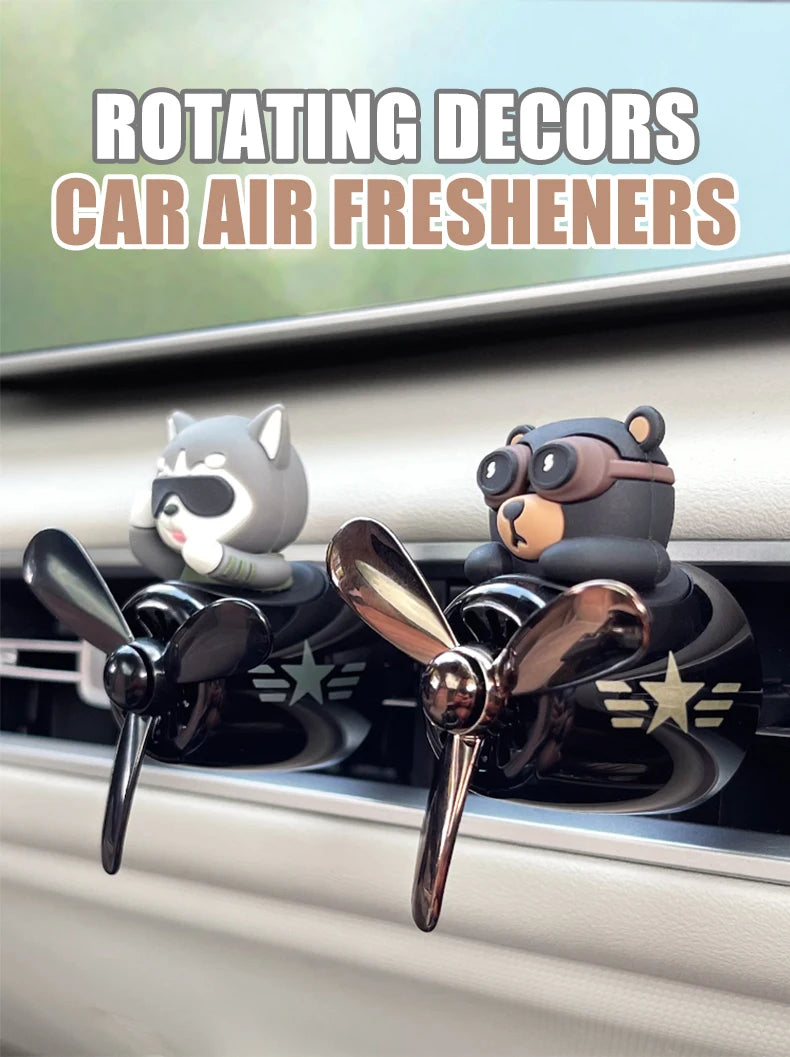 Husky & Shiba Inu Pilot Car Air Freshener