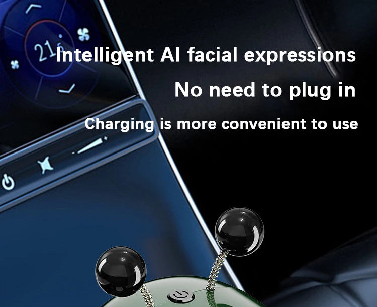 AI Smart Car Aroma Diffuser with 4-Level Adjustable Scent Control - back view