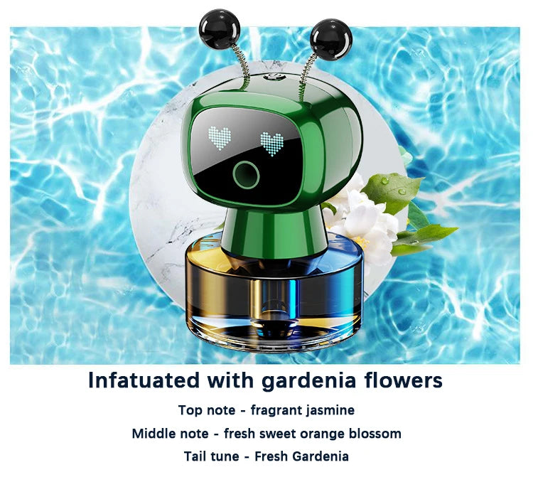 AI Smart Car Aroma Diffuser with 4-Level Adjustable Scent Control - right view