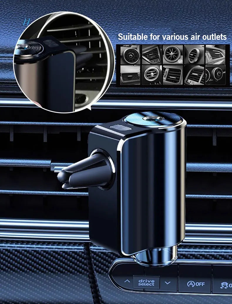 Car Air Vent Aroma Diffuser & Humidifier - Mist Air Freshener - top view
