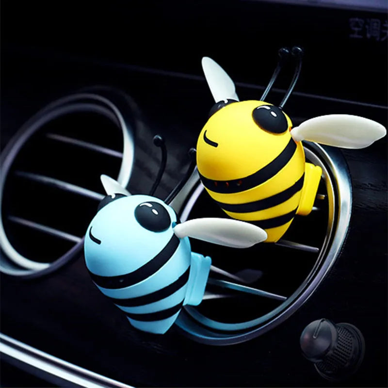 AutoVibe Cute Bee Car Air Freshener - Vent Clip Perfume Diffuser - right view