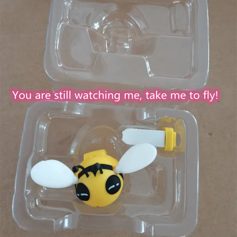 AutoVibe Cute Bee Car Air Freshener - Vent Clip Perfume Diffuser - top view