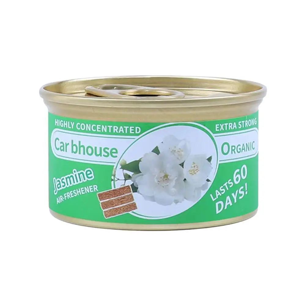 Bubble Gum Scent Car Air Freshener Organic Can Odor Eliminator - top view