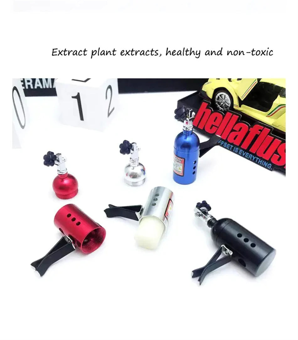 Turbo Car Air Freshener Aluminum Vent Clip Diffuser