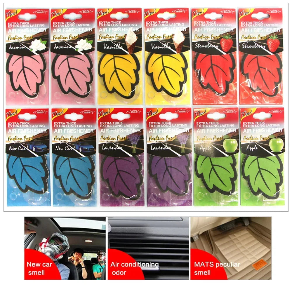Leaf Shape Hanging Car Air Freshener