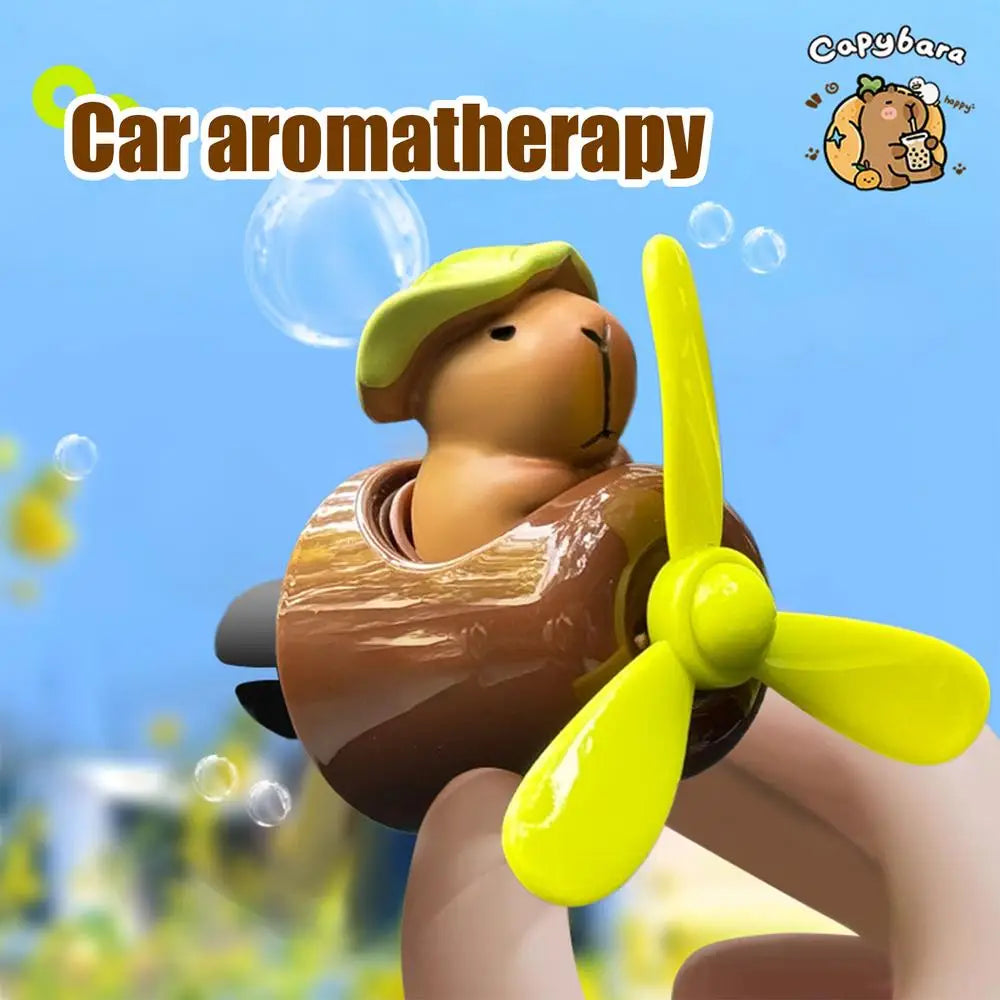 AutoScent Capybara Pilot Car Vent Aromatherapy Diffuser - angle view