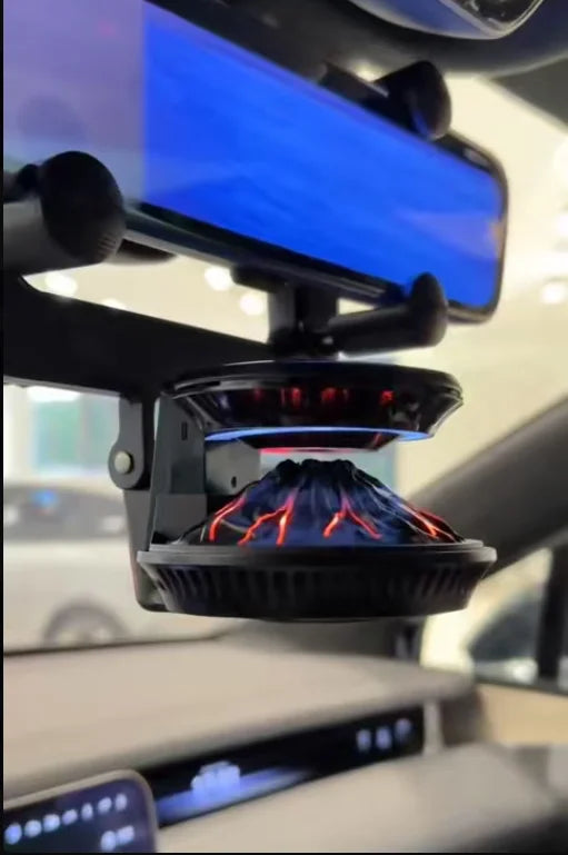 Solar Car Diffuser with 360° Mirror Mount - right view