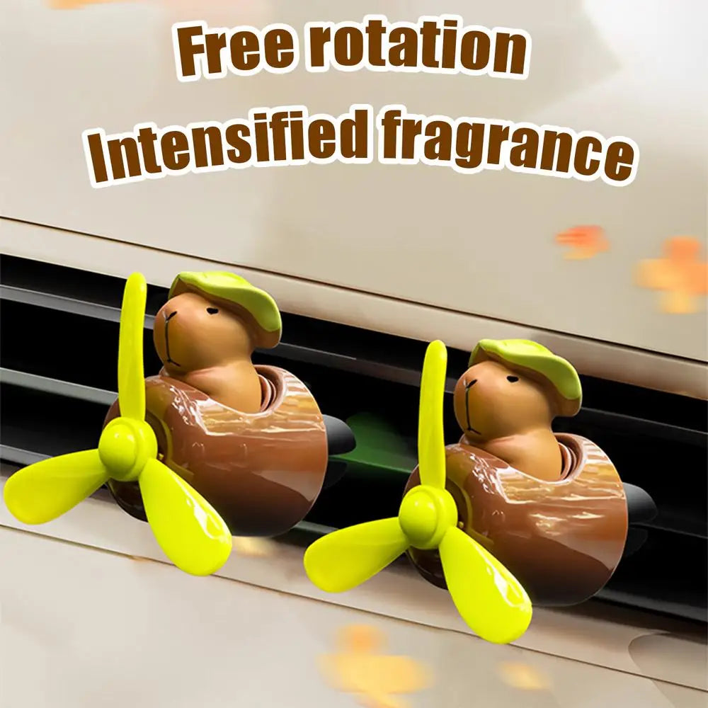 AutoScent Capybara Pilot Car Vent Aromatherapy Diffuser - front view