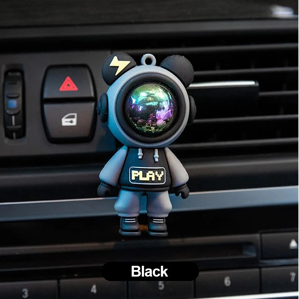 Astronaut Car Air Vent Perfume Clip - detail view