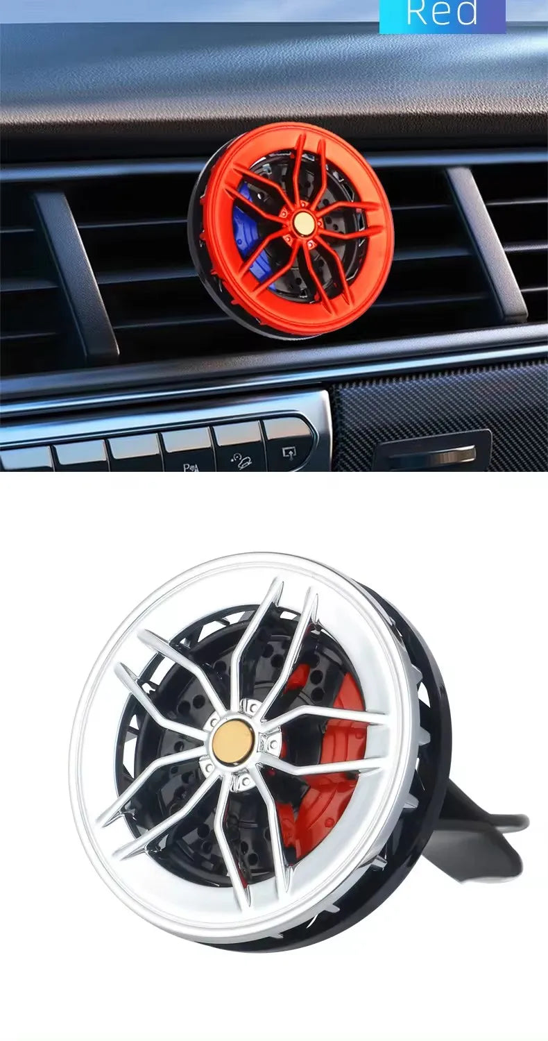 Rotatable Wheel Hub Car Air Freshener Vent Clip