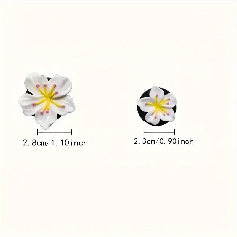 5pcs Flower Car Perfume Clip Air Vent Decorations Interior