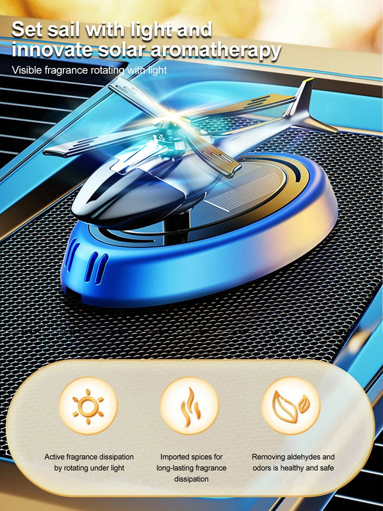 Helicopter Car Air Freshener Dashboard Decoration
