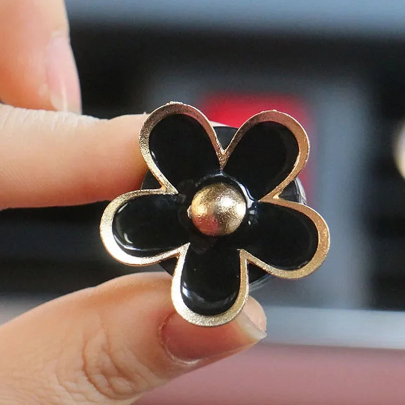 Cute Flower Car Air Vent Perfume Clip Air Freshener - close-up