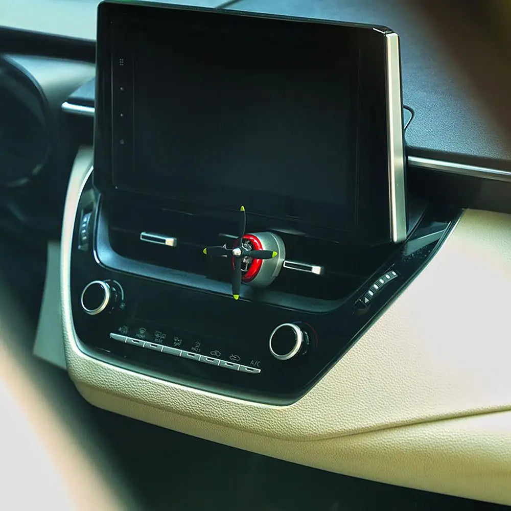 AutoPro Rotating Propeller Car Air Freshener Diffuser Vent Mount - front view