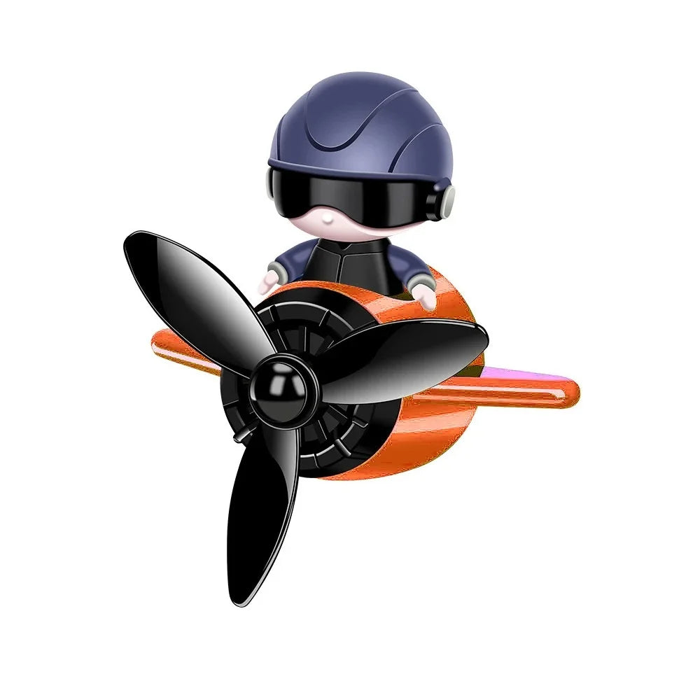 Universal Car Air Freshener Diffuser - Rotating Propeller Design