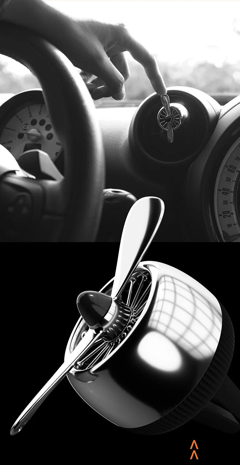 Aircraft Car Perfume Diffuser - Air Vent Clip Aromatherapy - front view