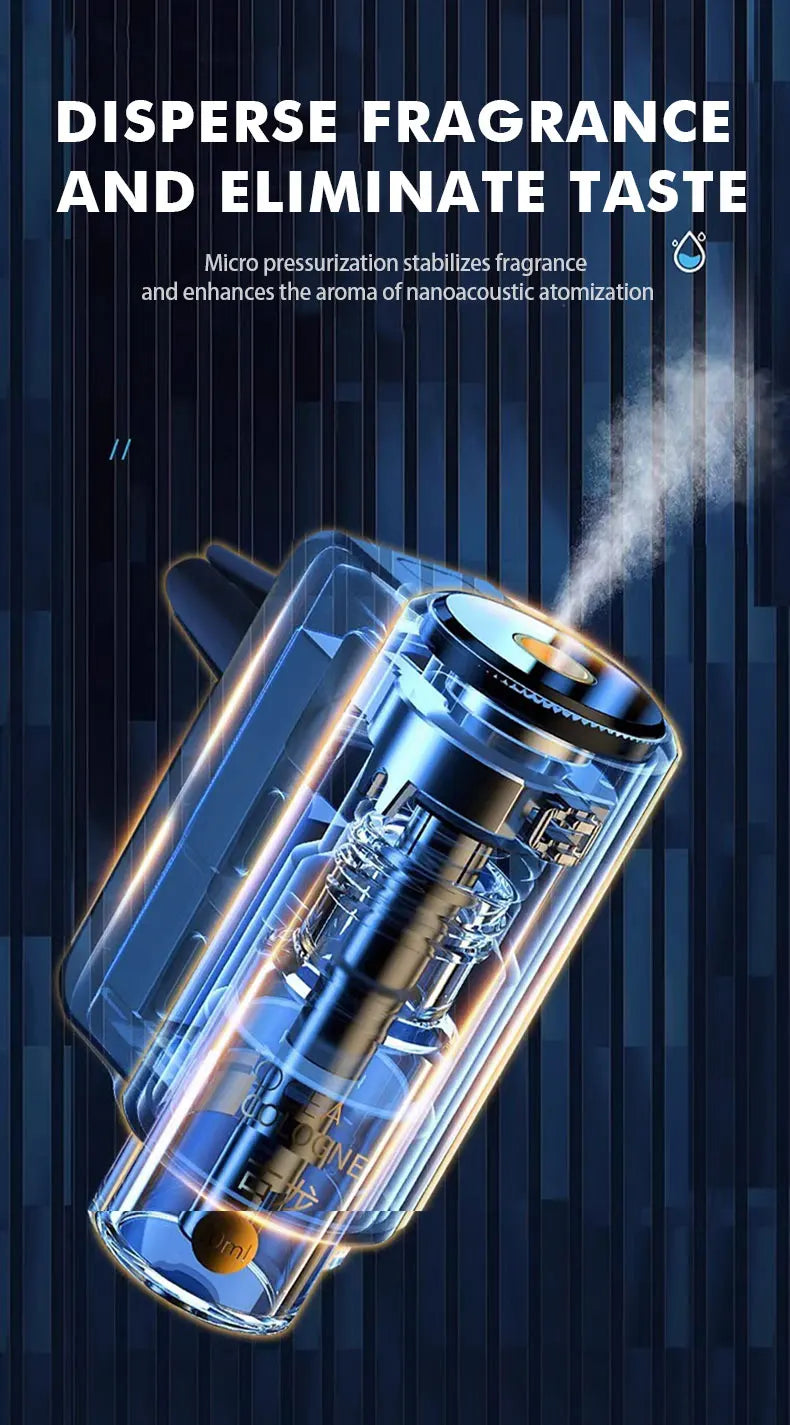 Car Air Vent Aroma Diffuser & Humidifier - Mist Air Freshener