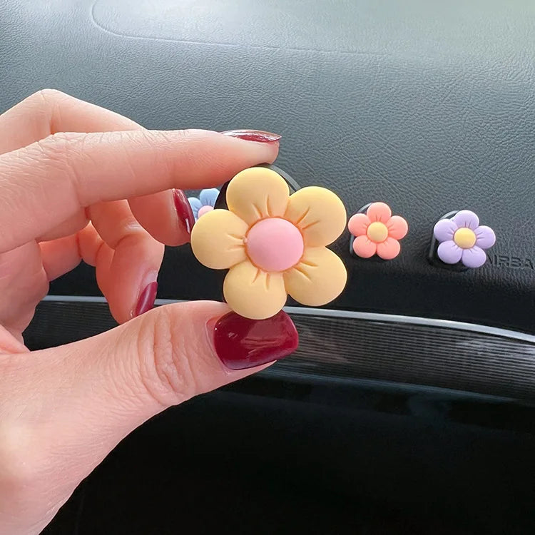 Cute Flower Car Air Vent Perfume Clip Aromatherapy Diffuser - right view