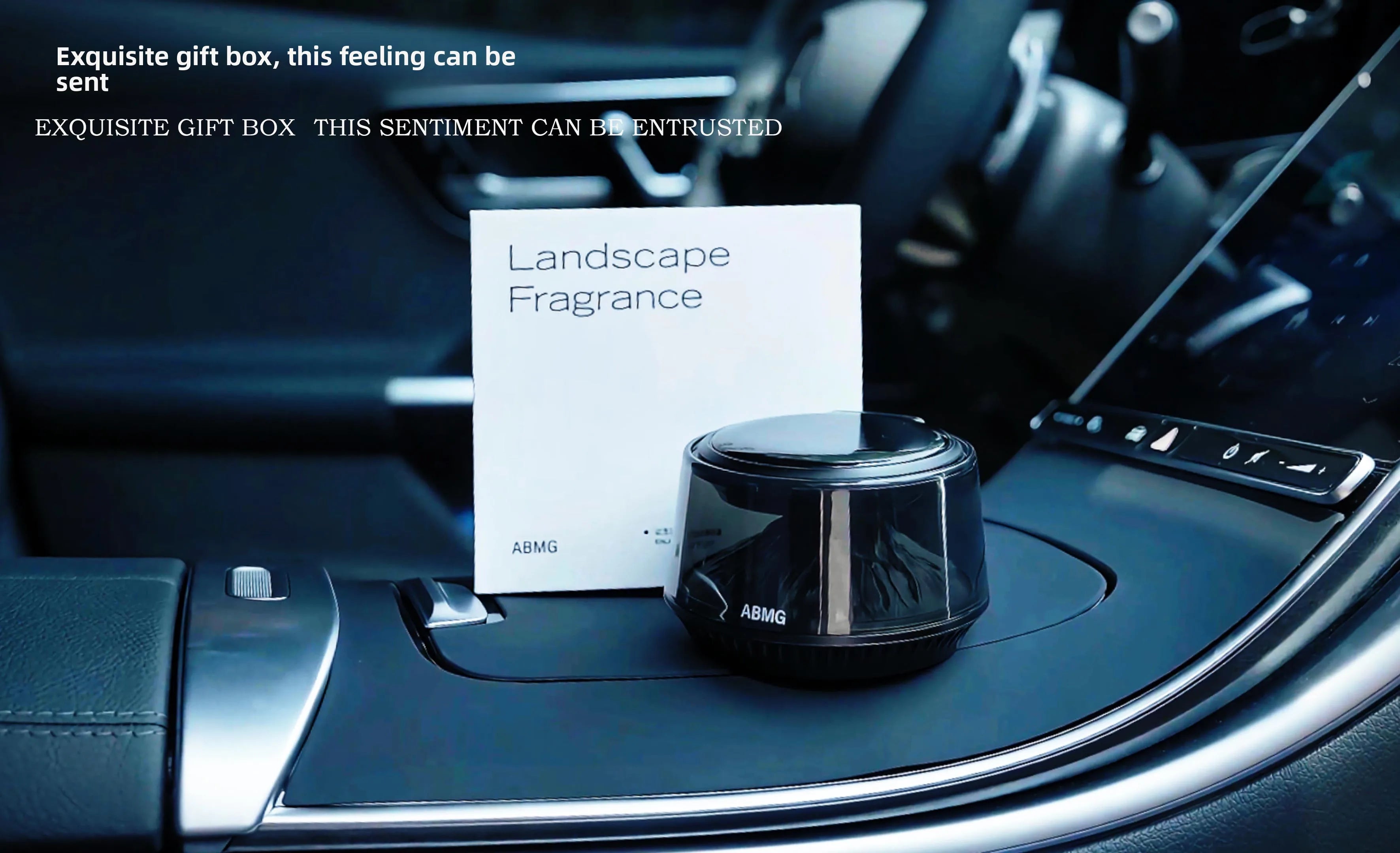 Solar Car Diffuser with 360° Mirror Mount - detail view