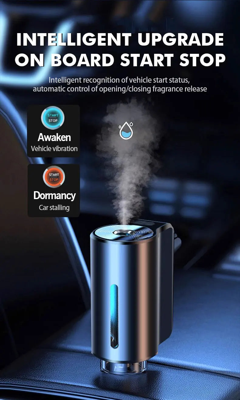 Car Air Vent Aroma Diffuser & Humidifier - Mist Air Freshener - front view