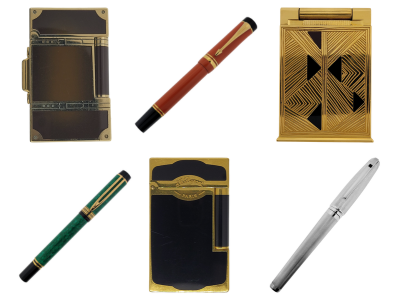 Vairous preowned and vintage pens purchase by Art Brown from customers