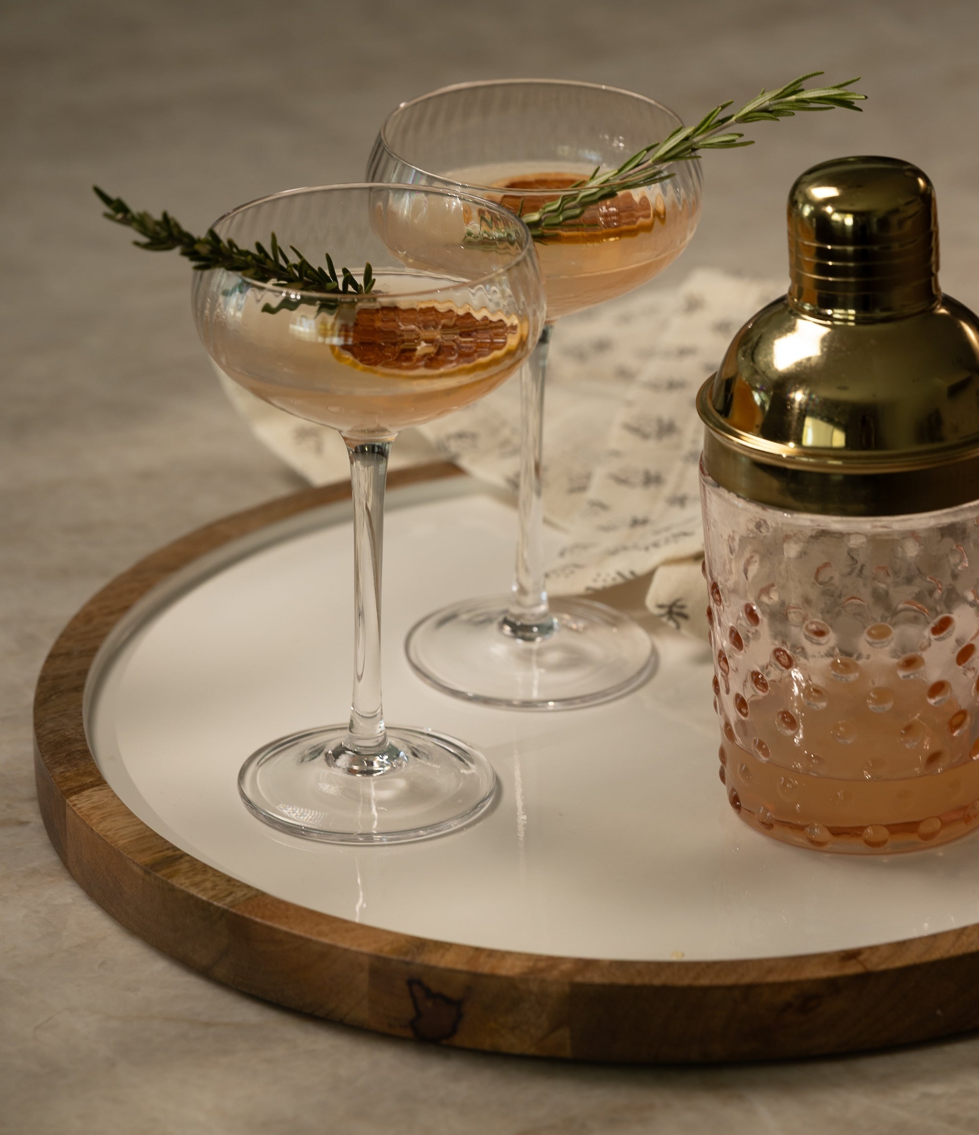 ravinest Palmer Wood + White Tray