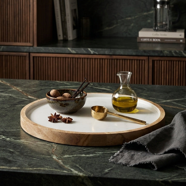 ravinest Palmer Wood + White Tray