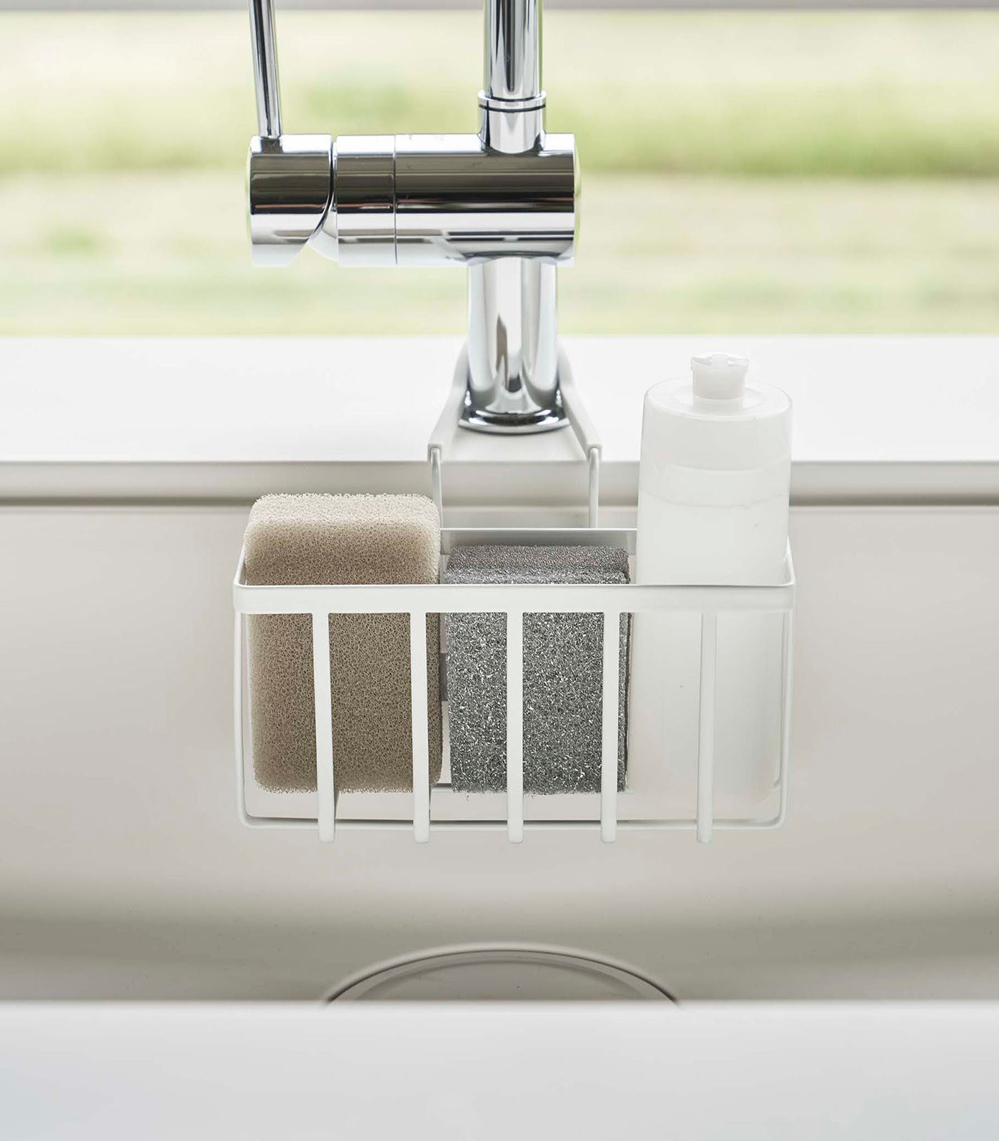 ravinest Faucet-Hanging Sponge Caddy - Steel