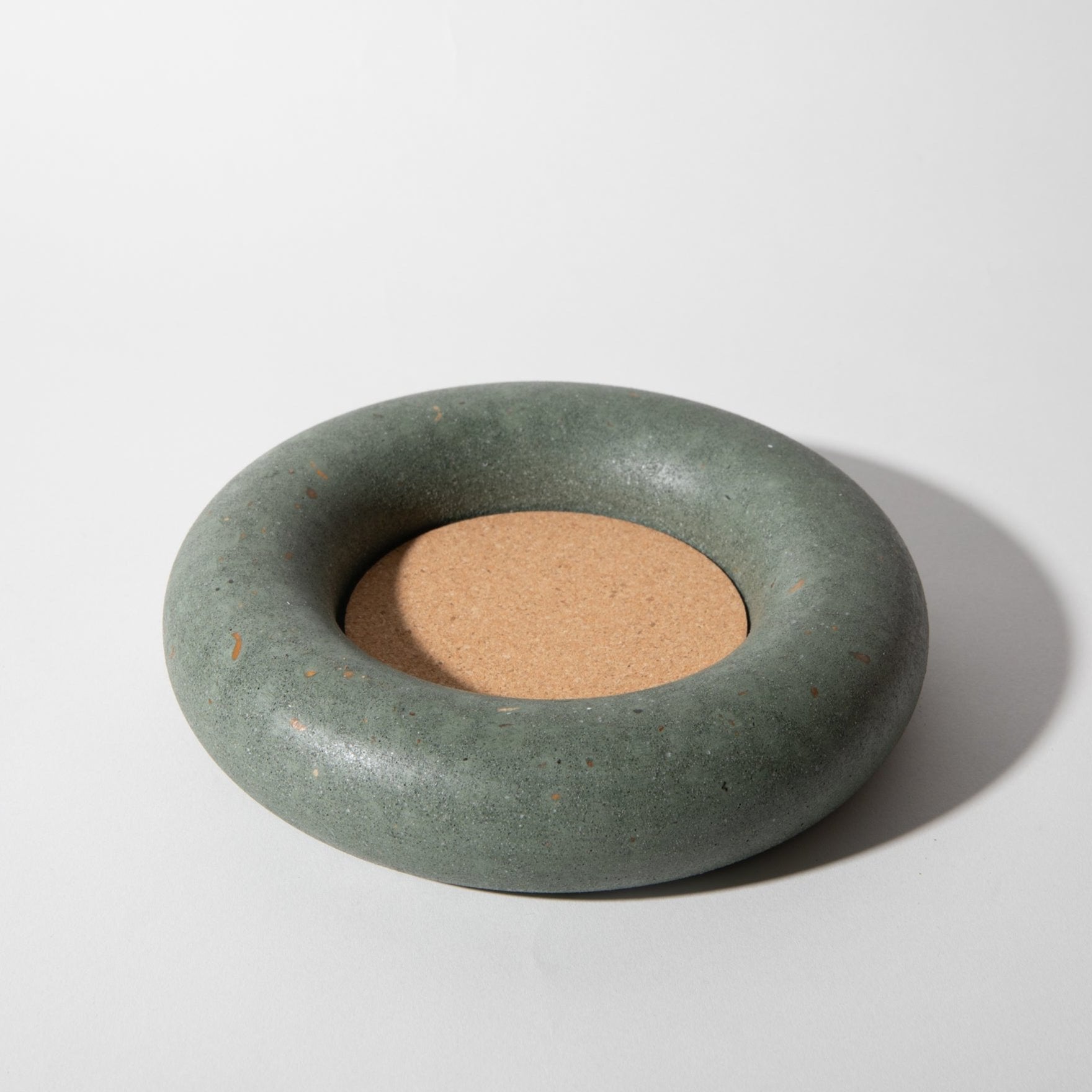 ravinest Wine Bottle Coaster | Dark Green Terrazzo