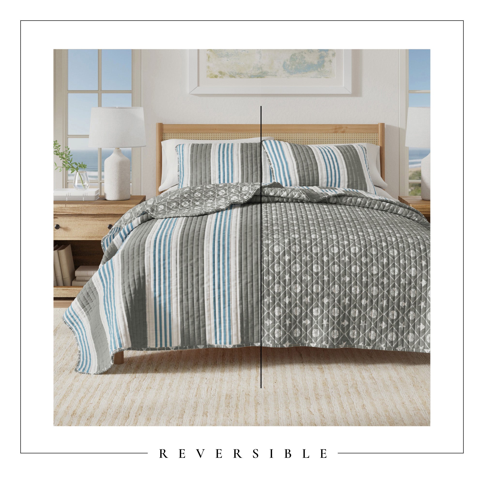 puremilo Coastal Quilt Set